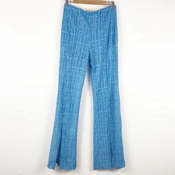 NWOT Free People Night Lace Flare Pants Size Medium - Picture 3 of 10